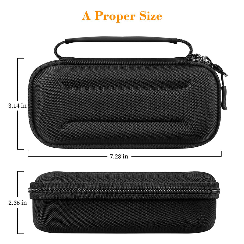 [Australia] - MEDMAX Insulin Vial Carrying Cooler Case, Portable Water Resistant Insulated Diabetic Organizer Protective Hard Shell Medical Travel Case with One Ice Brick (Black) Black 