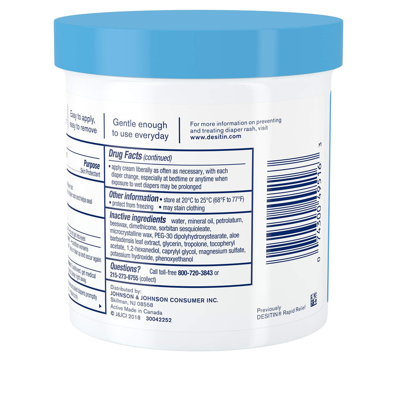 [Australia] - Desitin Daily Defense Baby Diaper Rash Cream with 13% Zinc Oxide, Barrier Cream to Treat, Relieve & Prevent Diaper Rash, Hypoallergenic, Dye-, Phthalate- & Paraben-Free, 16 oz 1 Pound (Pack of 1) 