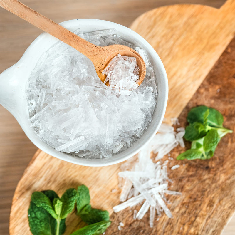 [Australia] - Sauna Accessories, Menthol Crystals 100g, Menthol Crystals for The Sauna for Inhalation | Sauna Infusion, Congestion Blocked Nose, Natural Menthol Crystals | Ideal Sauna Gift Sauna 