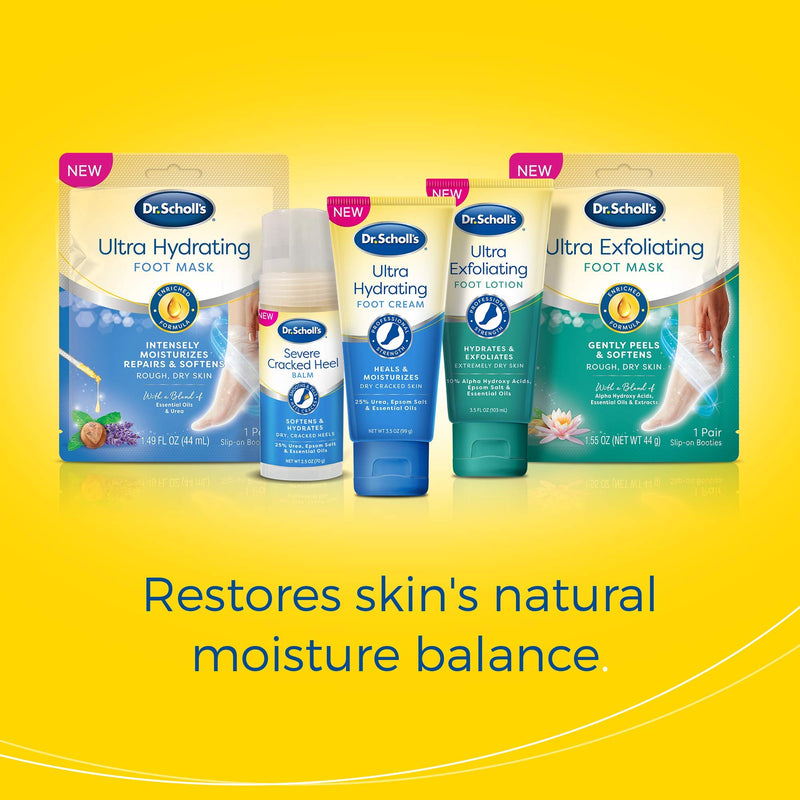 [Australia] - Dr. Scholl's Ultra Hydrating Foot Cream 3.5 oz, Lotion with 25% Urea for Dry Cracked Feet, Heals and Moisturizes for Healthy Feet Hydrating Cream, 3.5oz 