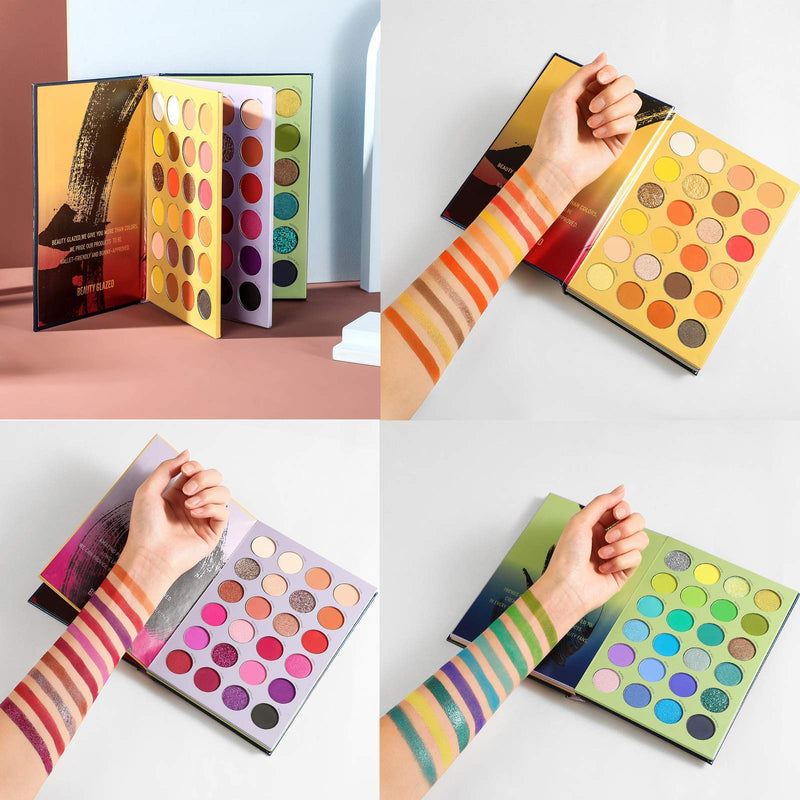 [Australia] - Makeup Palette Combination with 3 Layers All In One Makeup Set High Pigmented 72 Colors Pressed Powder Eyeshadow Color Shades Palette Make Up Eye Shadow 