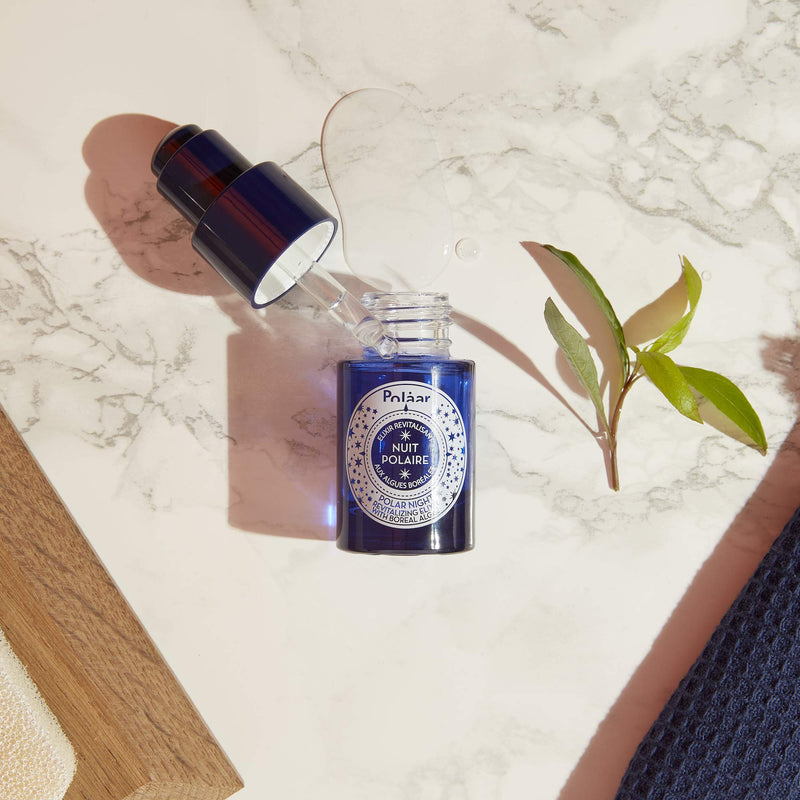 [Australia] - Pol√•ar - Revitalizing Elixir Polar Night with Boreal Algae - 15 ml - Night face care - Serum, Dry Oil - Moisturizing, anti-aging, smoothing, regenerating, detoxifying - All skin types, even sensitive 
