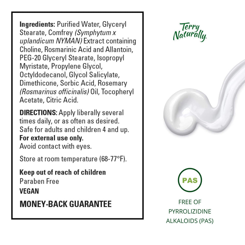 [Australia] - Terry Naturally Traumaplant Comfrey Cream - 1.76 oz (50 g) - Non-Staining Topical Botanical, Free Of Toxic Pyrrolizidine Alkaloids (PAs) & Parabens - For External Use Only 
