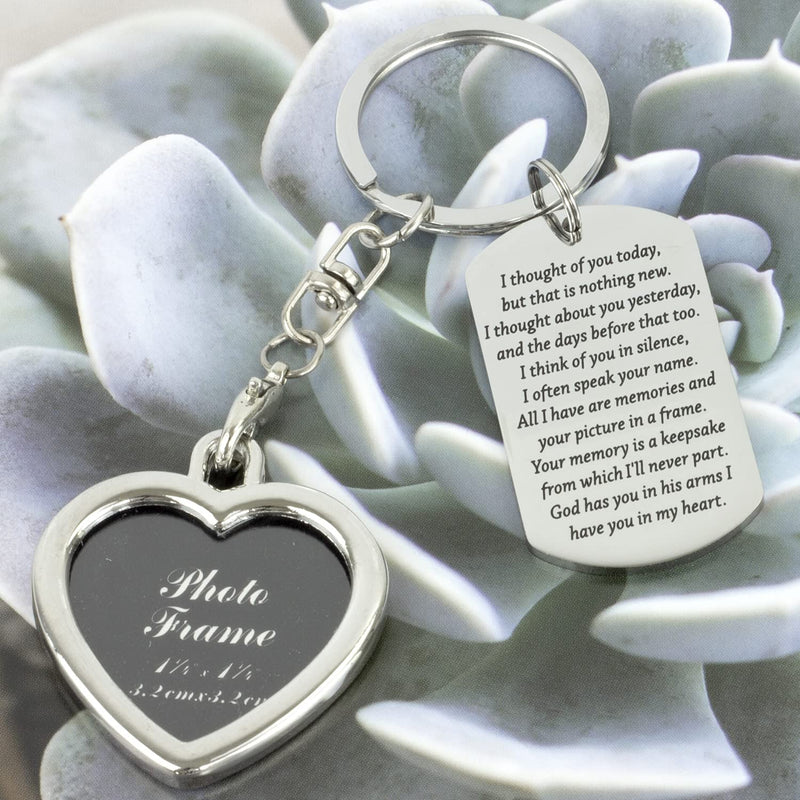 [Australia] - Hutimy Memorial Jewelry for Loss of Father Mother Dad in Heaven Gift for Daughter Son Lose Jewelry Sympathy Keychain 