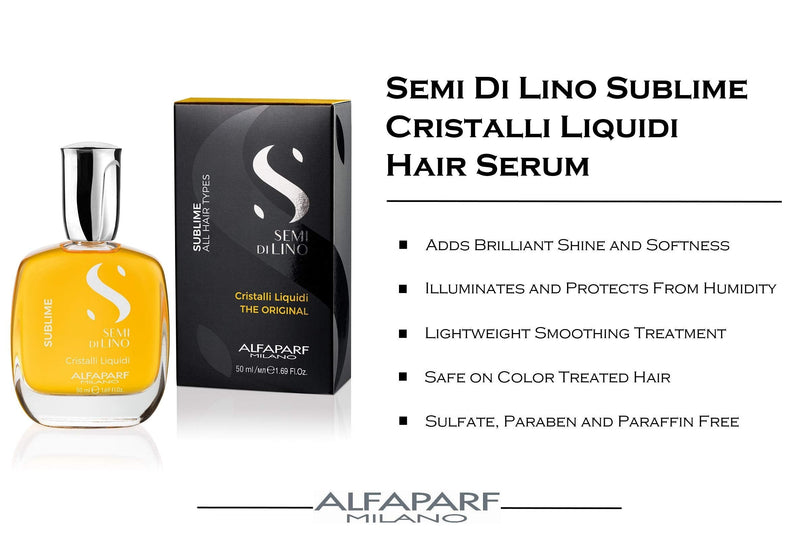 [Australia] - Alfaparf Milano Semi di Lino Sublime Cristalli Liquidi, 50 ml 