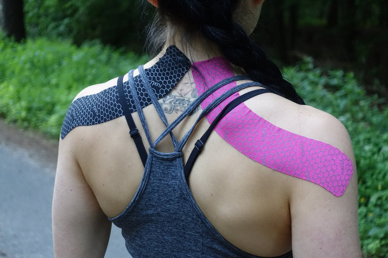 [Australia] - FlexU Kinesiology Tape; Pre-Cut Bulk Pack; Super Saver 3 ROLL Pack, Black - 60 2"X10" PRE-Cut Strips 