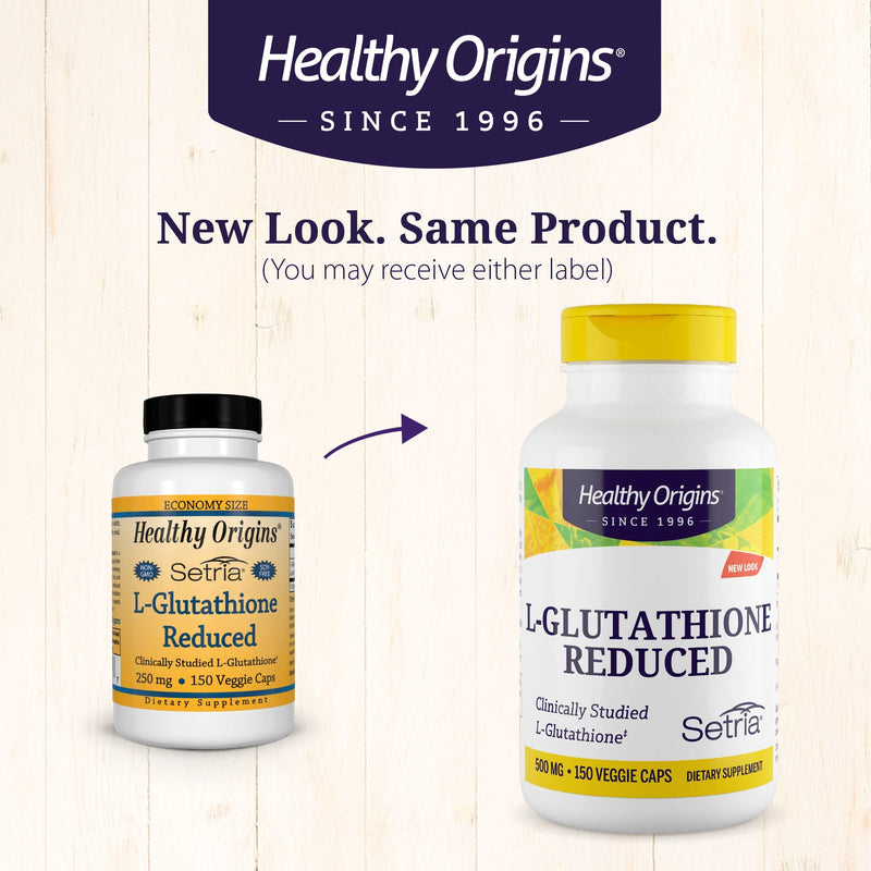 [Australia] - Healthy Origins L-Glutathione (Setria) 500 mg, 150 Veggie Caps 