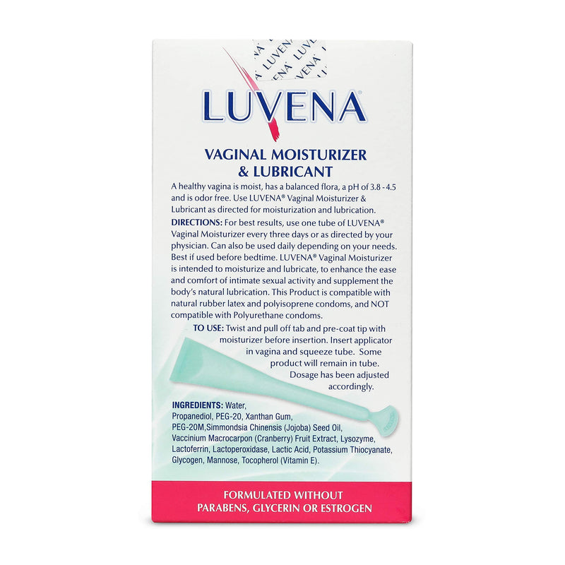 [Australia] - Luvena Moisturizer - Intimate Moisturizer & Dryness Relief for Women - Feminine Moisturizer Relieves Dryness Symptoms - Menopause Support - (1 Pack) 1.05 Ounce (Pack of 6) 