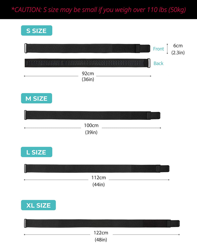 [Australia] - SNPE Two Way Pelvic Belts. Posture Corrector for Women and Men. Si Belt for Sciatica Pain Relief. (L) Large (Pack of 1) 