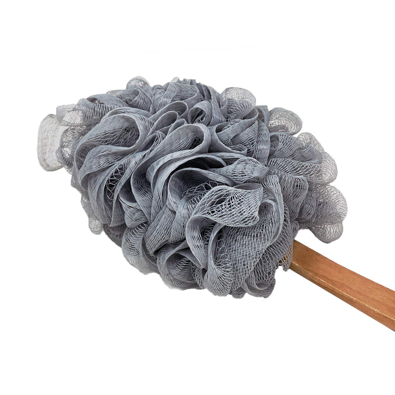 [Australia] - Nicer Concepts Exfoliating Loofah Back Scrubber and Loofah Set - Includes Loofah on a Stick, Extra Large Loofah Sponge, Face Scrubber - For Men and Women's Shower and Bath Use, Back and Body 