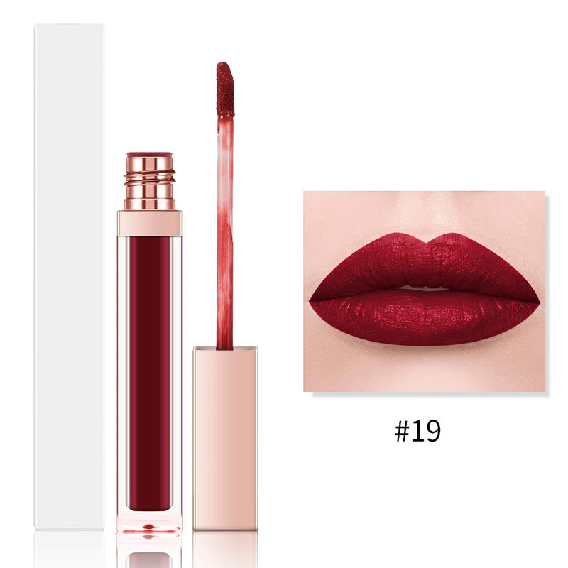 [Australia] - Best Premium Matte Liquid Lipstick, 3g/0.10 oz, 1 Count (Blackberry #19) Blackberry #19 