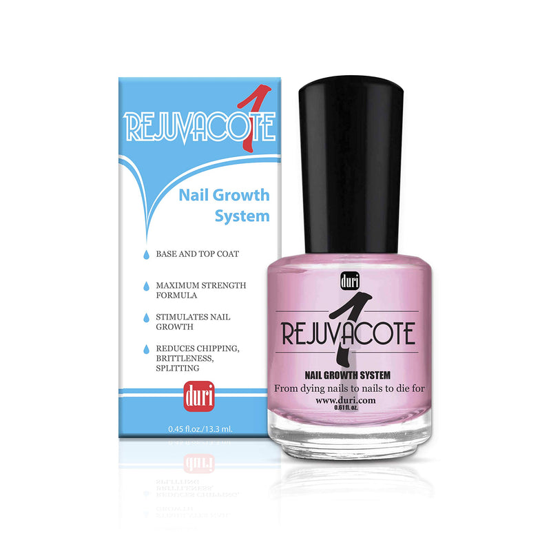 [Australia] - duri Damaged Nail Repair Combo, Rejuvacote 1 Original Maximum Strength Nail Growth Base & Top Coat Nail Polish System + Herbatherapy Cuticle Treatment Drops 