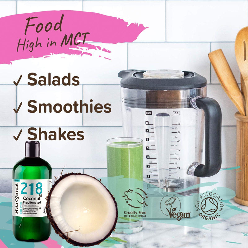 [Australia] - Naissance Fractionated Coconut Oil 500ml Certified Organic 100% Pure (Packaging May Vary) 