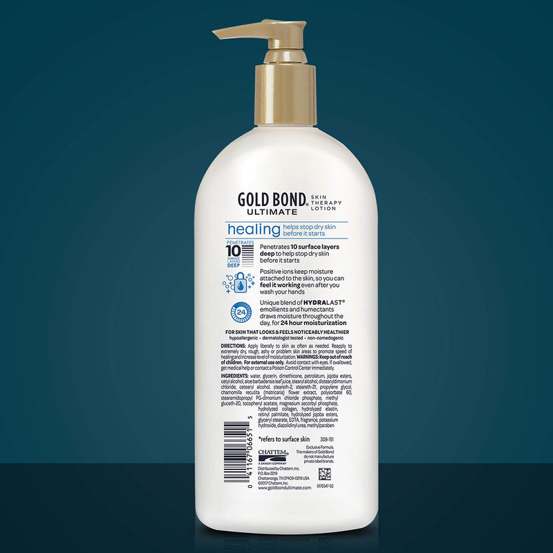 [Australia] - Gold Bond Ultimate Healing Skin Therapy Lotion for Dry Skin, Aloe, 14 Ounce Pump 