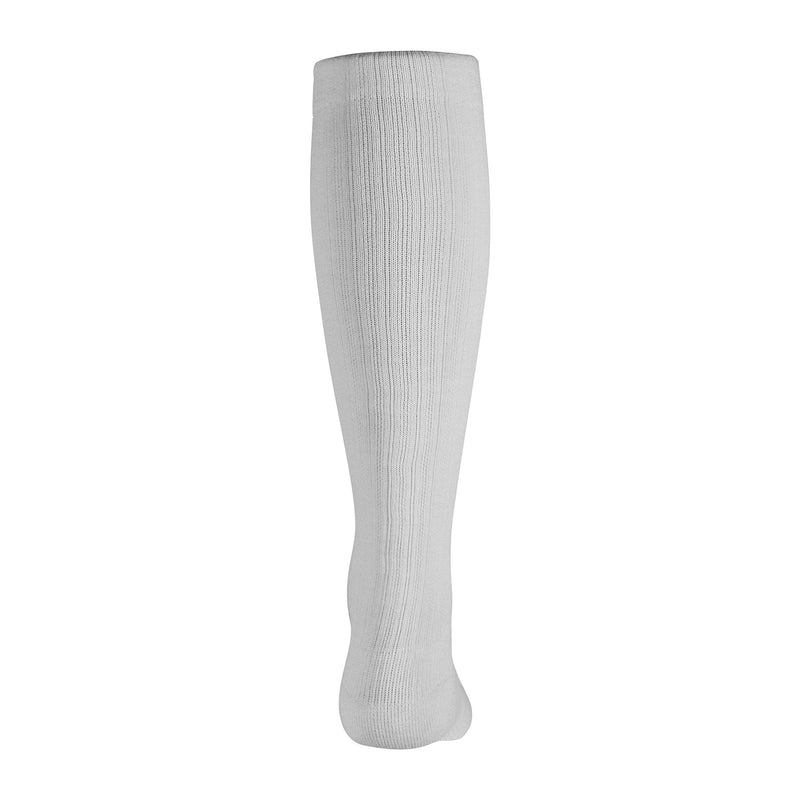 [Australia] - Truform Compression Socks, 10-20 mmHg, Ladies Gym Socks, Knee High Over Calf Length, White, X-Large X-Large (1 Pair) 