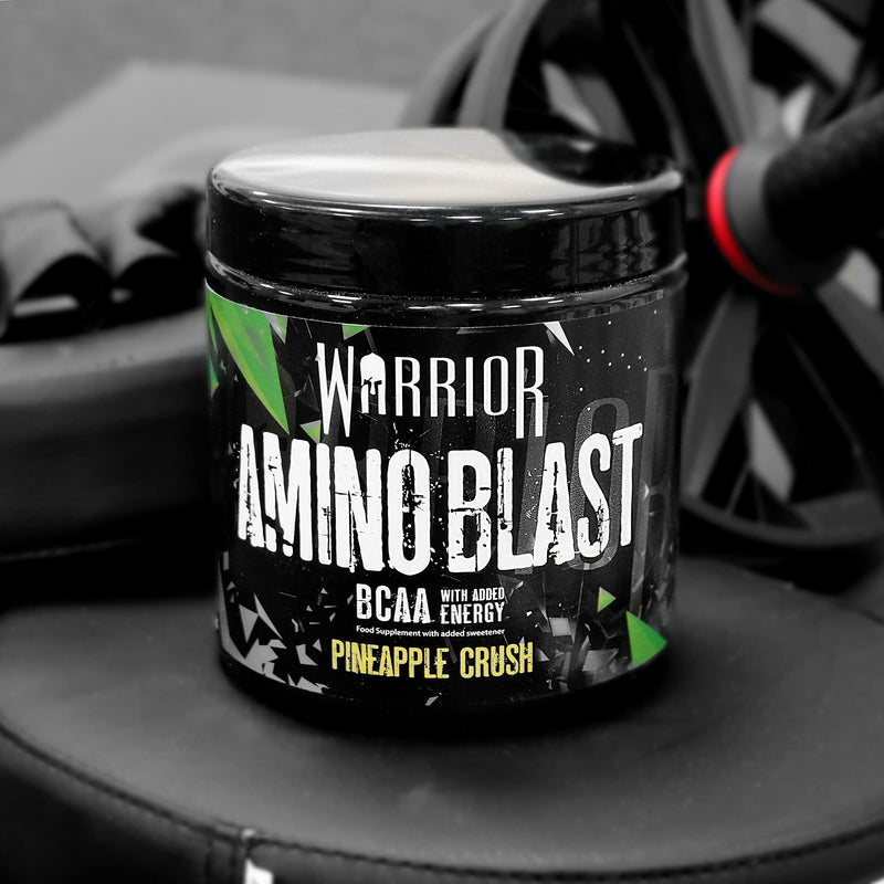 [Australia] - Warrior, Amino Blast - 270g - Branch Chain Amino Acid Powder (BCAA) - Helps Build Lean Muscle and Speed Up Recovery, Pineapple Chunk 