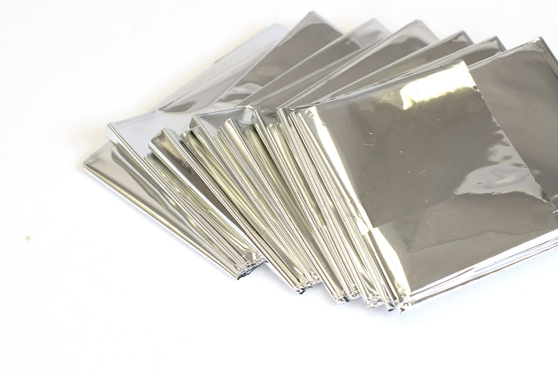 [Australia] - Primacare CB-6841 Emergency Foil Mylar Thermal Blankets, First Aid Space Blanket for Outdoors, Hiking, Survival, 52" x 84" 