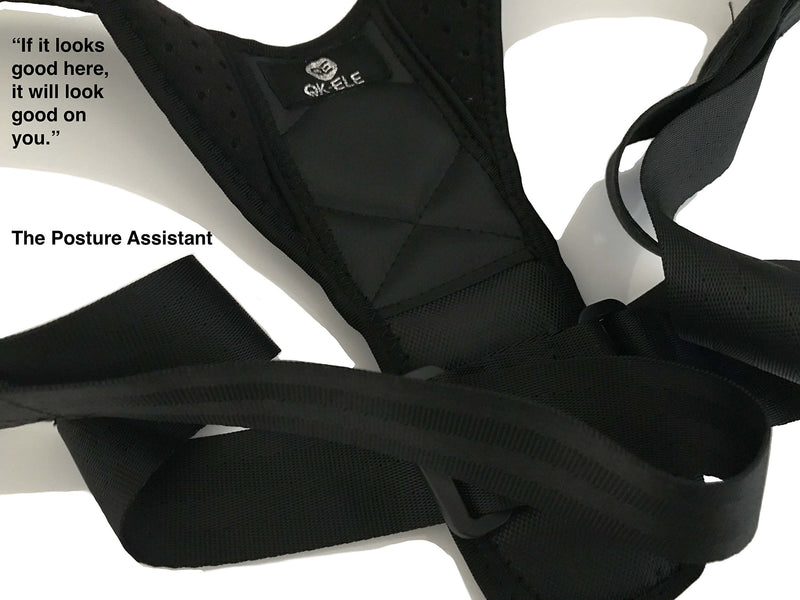 [Australia] - QK-ELE Posture Corrector Support Brace to Improve Bad Posture, Shoulder Alignment, Back Pain Relief for Men and Women (Reg 28 to 41) 