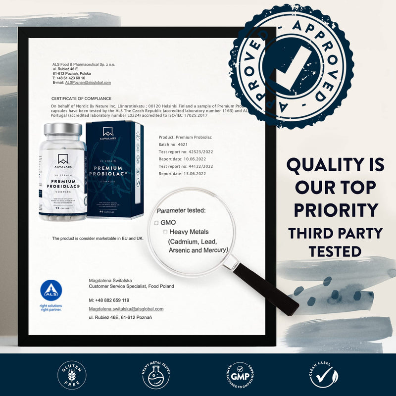 [Australia] - Bio Cultures Complex [ 120 Billion CFU ] 30x Bacterial Strains incl. Lactobacillus Acidophilus & Bifidobacterium per Serving - 90 Capsules - 3rd Party Tested 