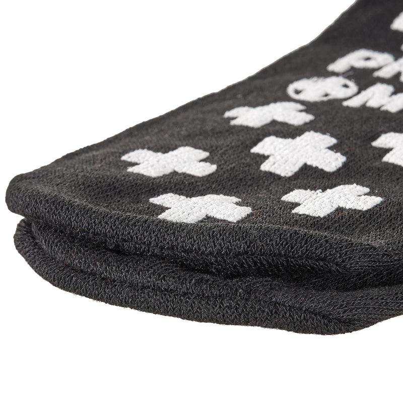 [Australia] - PrimeMed Slipper Socks - Adult/Bariatric Double Tread Ankle-Length Slip-Proof Sock (Black, XXXL) (6 Pairs) Black (Xxxl) 6 Pairs 