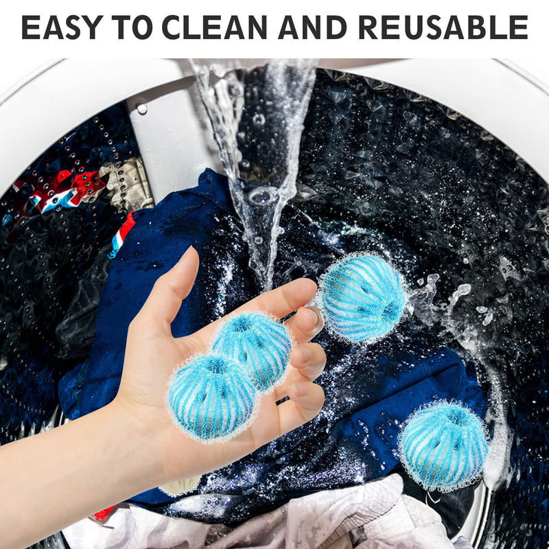 [Australia] - Pet Hair Remover for Laundry, Lint Removers - Reusable Dryer Washing Balls for Pet Hair Catcher,12 Pack Pack of 12(blue) 