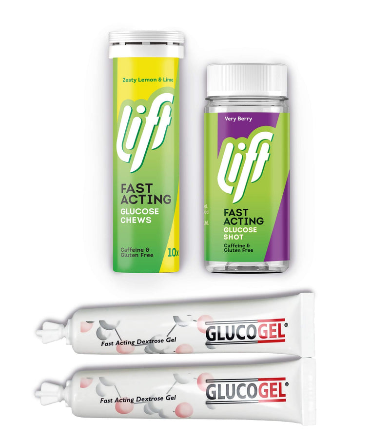 [Australia] - Hypowallet Hypo Wallet Contains Gluco Tabs, Gluco Juice & Gluco Gel, Fast Acting Glucose1 Units 