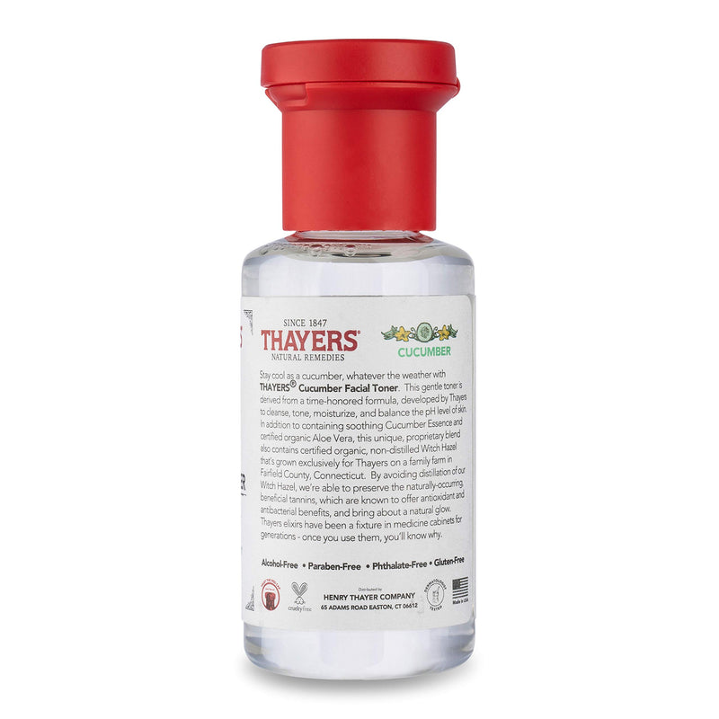 [Australia] - THAYERS Alcohol-Free Witch Hazel Facial Toner with Aloe Vera, Cucumber, Trial Size, 3 Ounce 