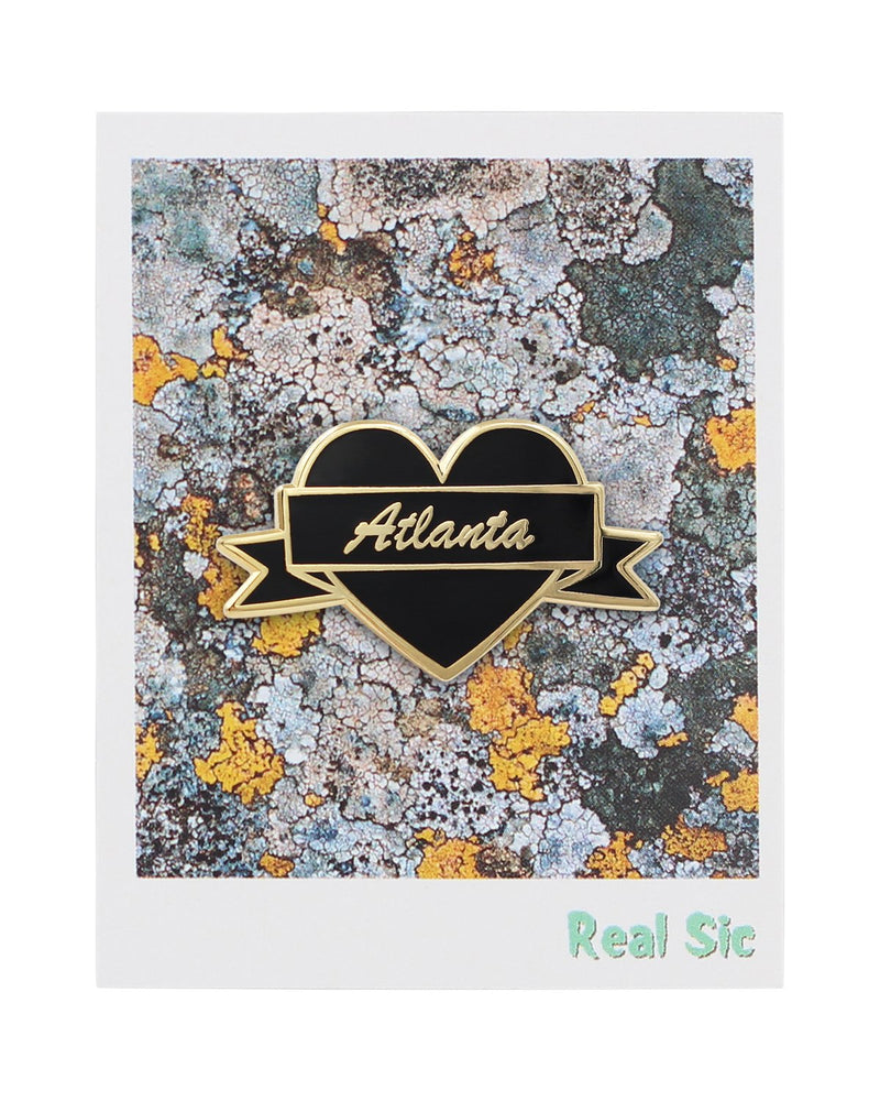 [Australia] - I Heart Atlanta Lapel Pin by Real Sic – I Love Atlanta Souvenir Pin for Jackets, Backpacks, Bags, Hats & Tops 