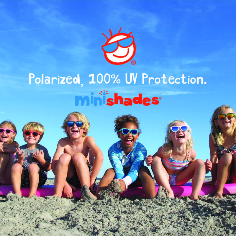 [Australia] - Minishades Polarized Classic Kids Sunglasses Baby Blue 0-3 