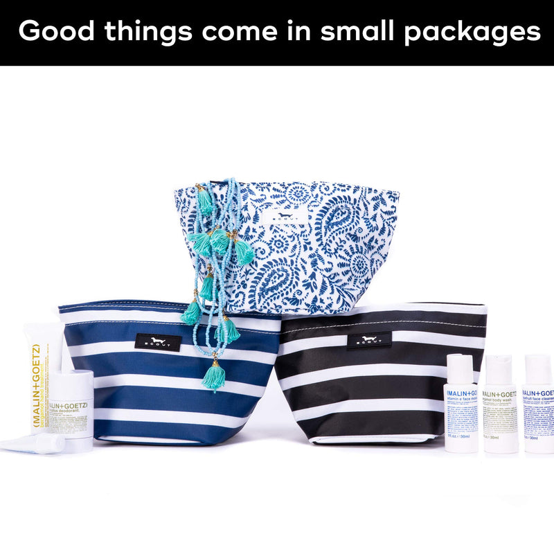 [Australia] - SCOUT Crown Jewels Makeup Pouch, Small Makeup, Accessory and Cosmetic Bag for Purse with Zipper Closure Nantucket Navy 