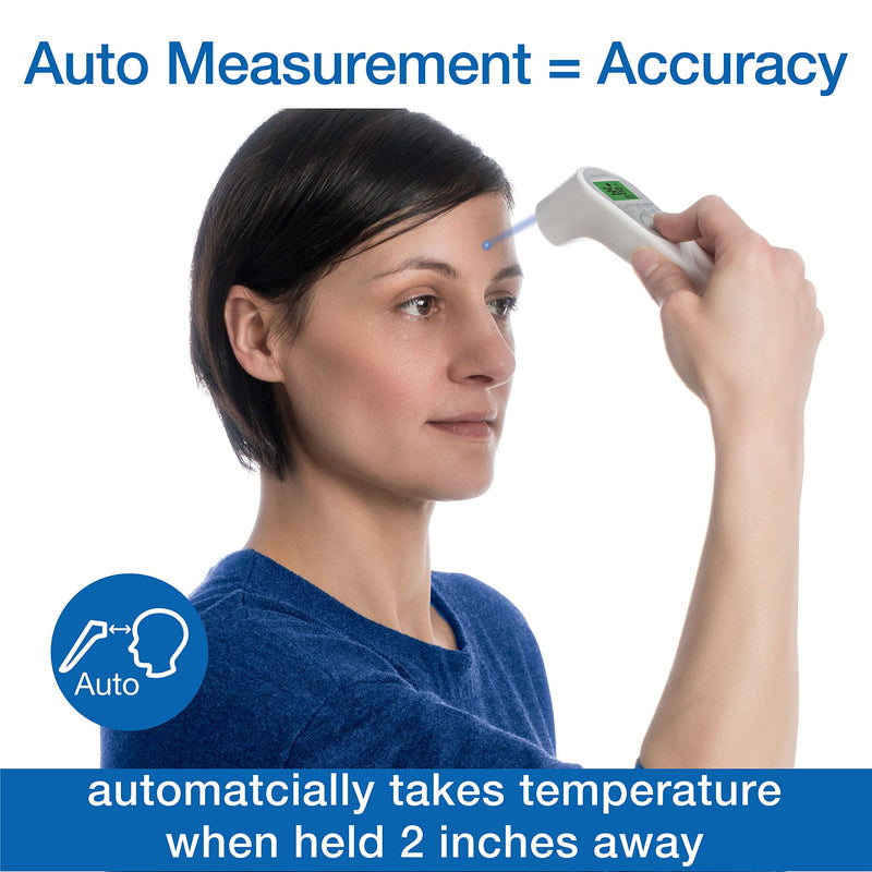 [Australia] - Microlife Non-Contact Forehead Thermometer, Digital Infrared No-Touch Thermometer for Adults, Kids & Baby, Large Backlit LCD Screen, Fever Alarm, Memories, Easy to Use with Instant Accurate Readings 