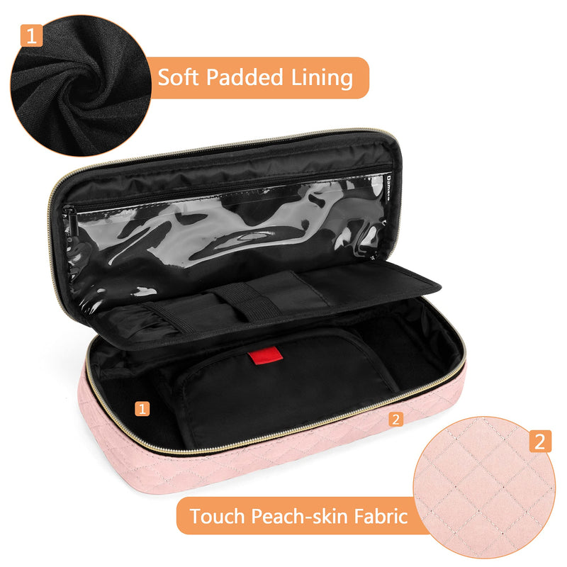 [Australia] - Damero Protective Stethoscope Case Compatible with 3M Littmann/ADC/Omron Stethoscope, Stethoscope Carrying Bag Travel Case for Nurse Accessories, Misty Rose 