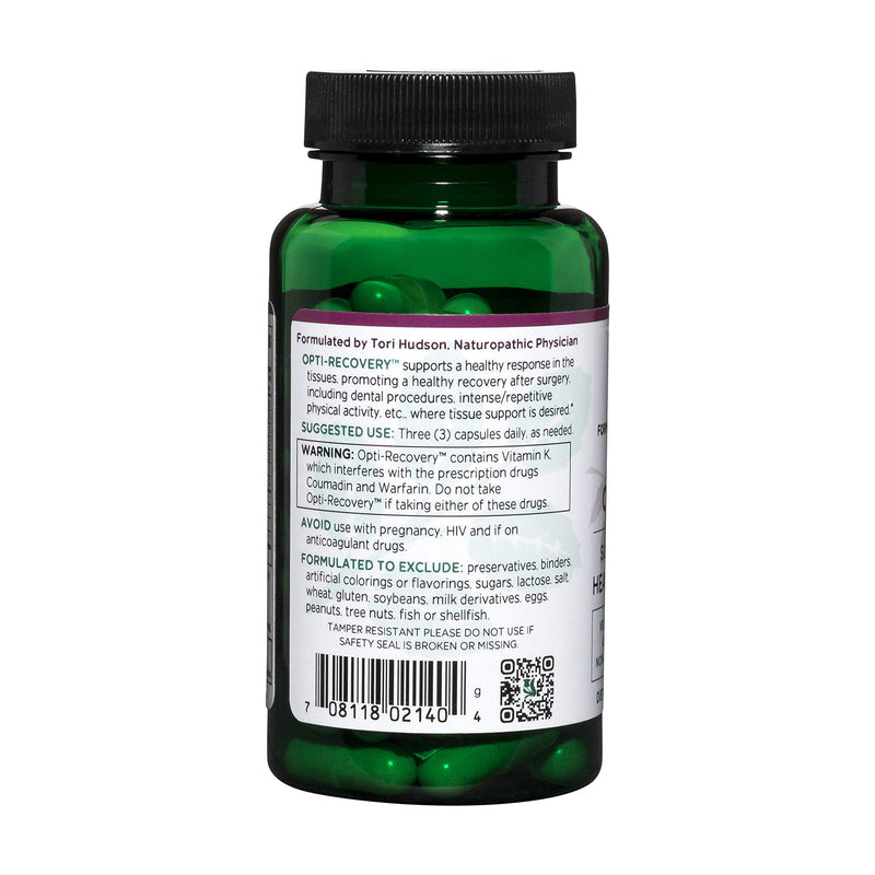 [Australia] - Vitanica Opti-Recovery, Pre & Post Surgery Support, Wound Care, BBL, Tummy Tuck, C Section & Postpartum Vitamin Essentials Healing Support, Scar, Shoulder, Hysterectomy, Breast & Lipo, Vegan, 60 Caps 