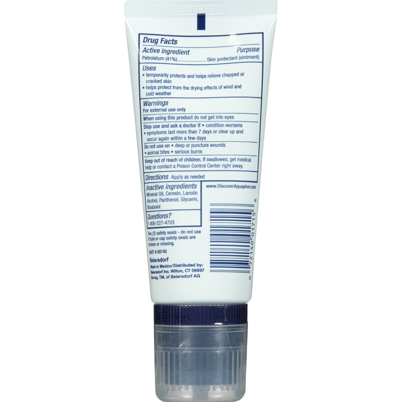 [Australia] - Aquaphor Healing Ointment With Touch-Free Applicator - For Dry, Chapped Skin - 3 oz. Tube 