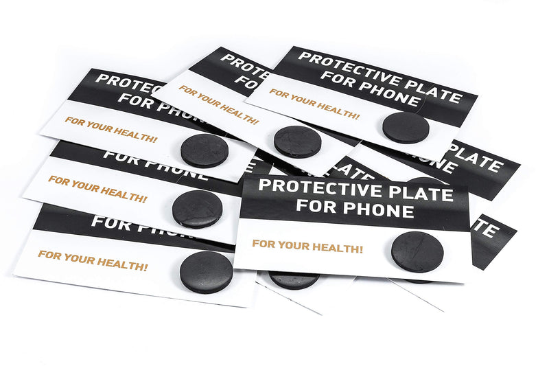 [Australia] - SN NATURSTEIN UG - Shungite Plate for Mobile Phones, Round and Polished | Gem Stone from Karelia - 10 Units 
