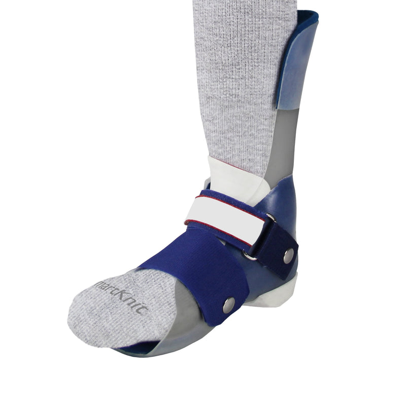 [Australia] - SmartKnit Seamless AFO Interface Socks 3 Pack - Adult Sizes XX-Large White/White/Gray 