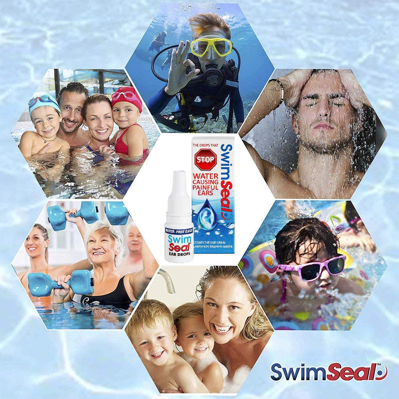 [Australia] - SwimSeal Protective & Ear Drying Drops for Daily Use Rather Than Alcohol Drops or Earplugs. Avoids Earache from Swimming, Scuba, Diving, Surfing & Triathlons for All Ages 1 Count (Pack of 1) 