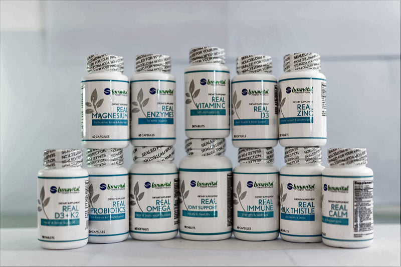 [Australia] - Lunavital Real Enzymes, 60 Capsules, Dietary Supplement for Better Digestion 