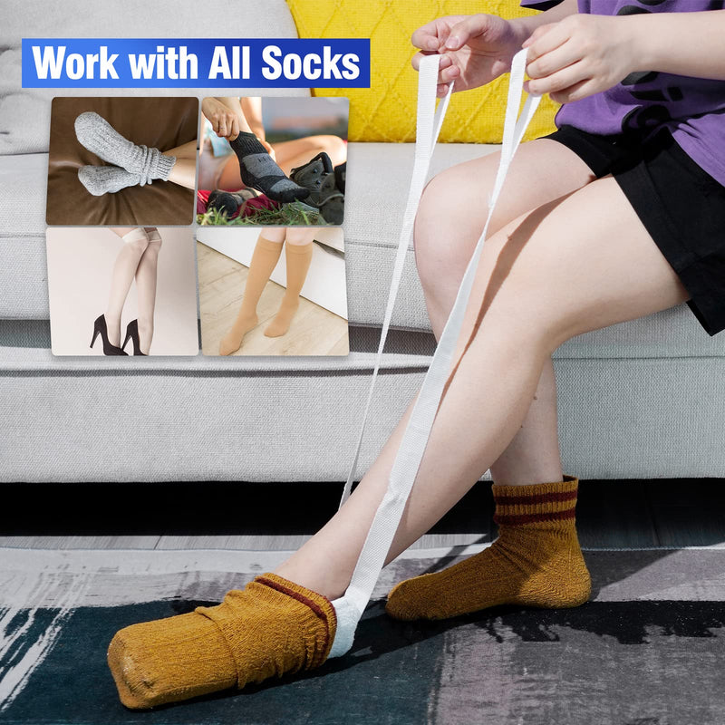 [Australia] - Homymusy Sock and Stocking aid,for Elderly, Disabled,Pregnancy Hip,Knee or Back Injuries,Blue (1) 1 