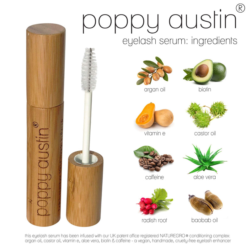 [Australia] - LUXURY Eyelash Serum - 6x More Gentle, Vegan, Organic, Cruelty-Free, Eco Friendly Bamboo with Recycled Packaging - Best Natural Brow and Eye Lash Growth Enhancer Conditioner - No Irritation Easy Apply 