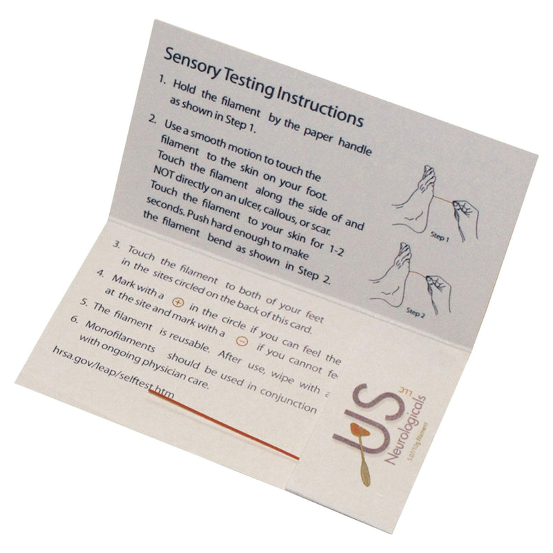 [Australia] - Rehabilitation Advantage Disposable Monofilaments, Pack of 10, White 