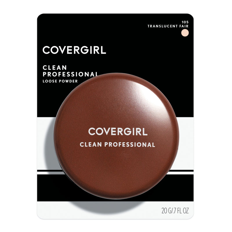 [Australia] - COVERGIRL Professional Loose Finishing Powder, 1 Count (0.7 Ounce), Translucent Fair Tone, Sets Makeup, Controls Shine, Won't Clog Pores (Packaging May Vary) Pack of 1 