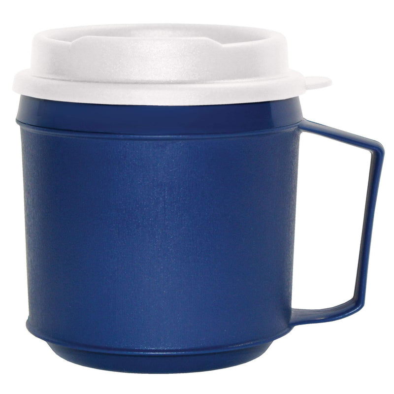 [Australia] - Rehabilitation Advantage Insulated Mug with Tumbler Lid (8oz), Blue, Non-Weighted 