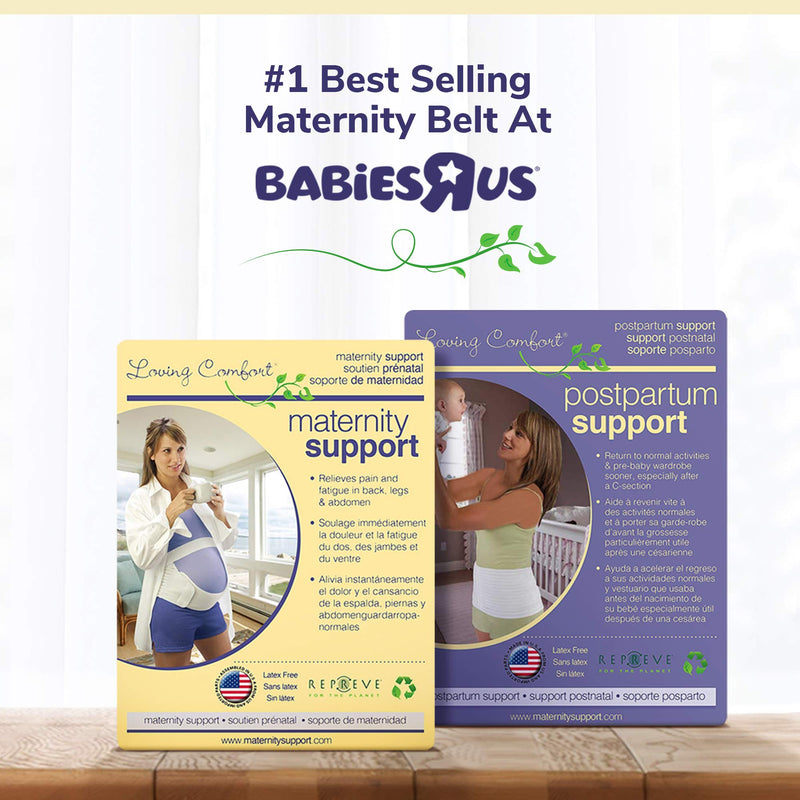 [Australia] - The"Original" Postpartum Support Belt - by Loving Comfort - Abdominal Support for Postpartum and C-Section Recovery - Black - Large 