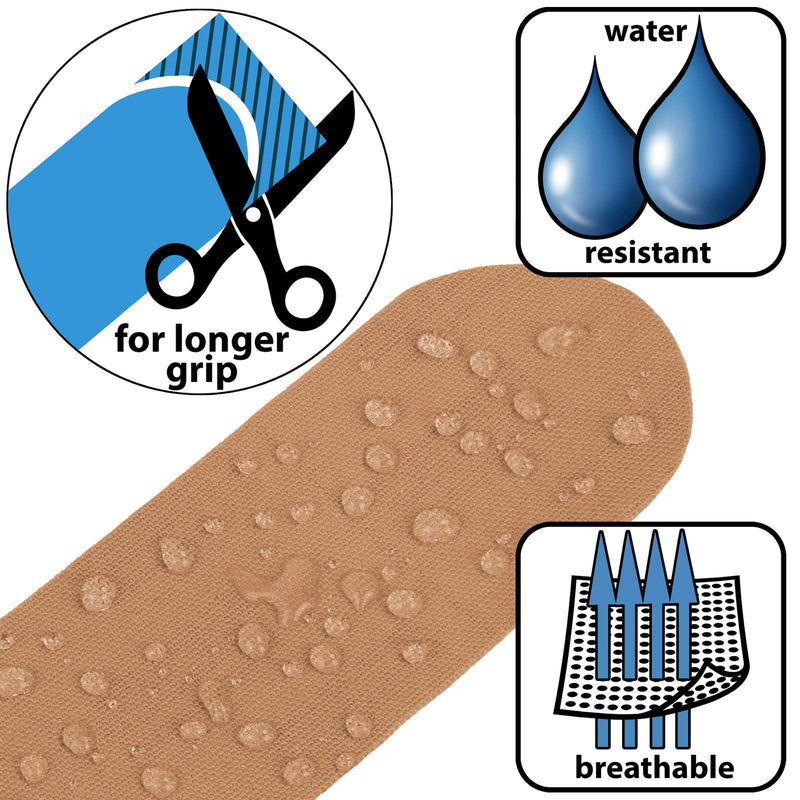 [Australia] - BB Sport 6 Rolls Kinesiology Tape Muscle Support Tape 5 m x 5 cm E-Book Application Examples Muscle Support Elastic Strapping Tape, Colour:Beige Beige 