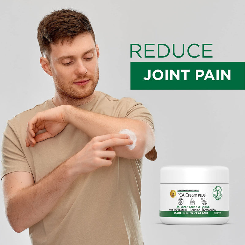 [Australia] - Plantonin New Zealand - Pea Cream Plus, for Joint Pain, Relief Muscle Cream for Mild Discomfort, Easy to Apply Cream for Swelling and Improved Blood Flow, 1.8 oz/50 g 