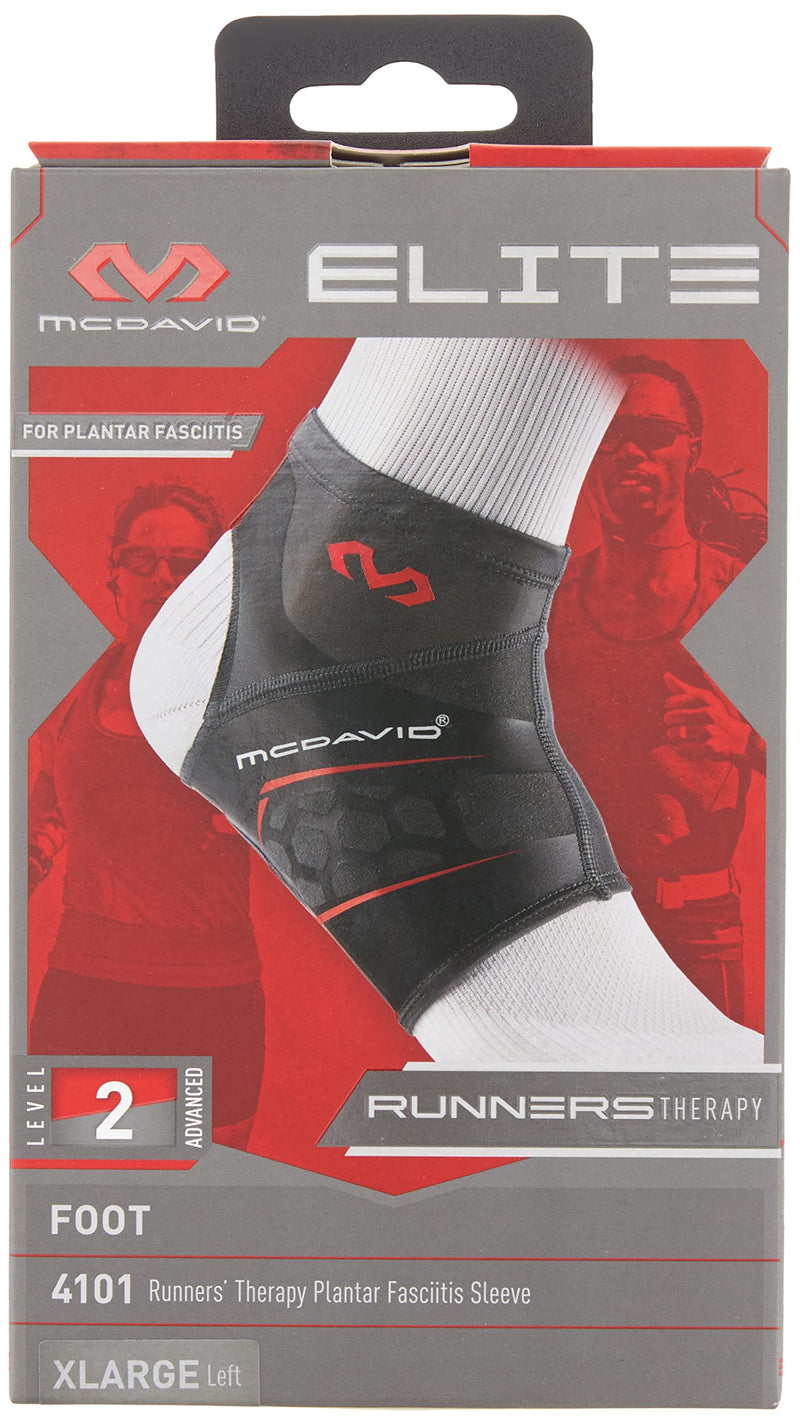 [Australia] - Mcdavid 4101 - Runner's Therapy Plantar Fasciitis Sleeve/Socks - Cushioned Arch Supports - Right or Left foot specific S 