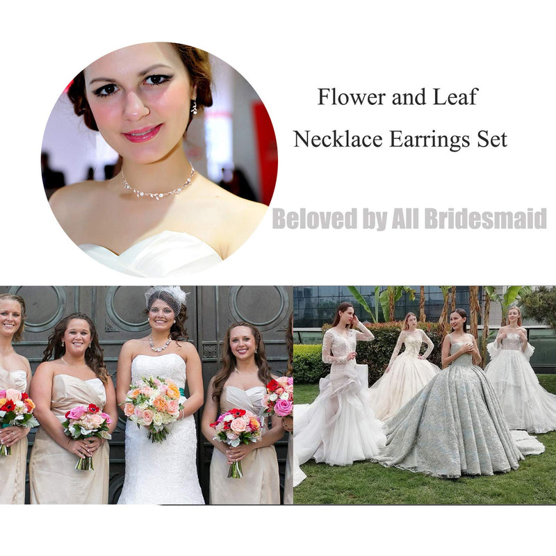 [Australia] - CONCISE ROYAL 3 4 6 7 8 Sets Briedesmaid Jewelry Set for Wedding,Bridesmaid Necklace Earrings Set of 3 4 6 7 8 for Bachelorette Party Shower Party Gifts for Guests Friends 4 Sets Rose Gold 