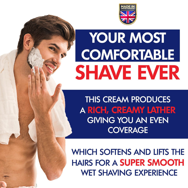 [Australia] - Lime Shaving Cream - Luxury Shave Cream From Gentlemans Face Care Club - Large 90 Day Supply 150ml Pot + 100% Money Back Guarantee (Caribbean Lime) 