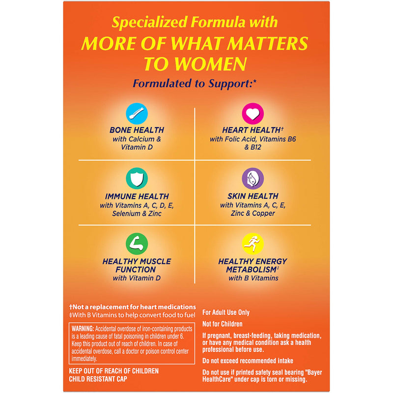 [Australia] - One A Day Women’s Petites Multivitamin,Supplement with Vitamin A, Vitamin C, Vitamin D, Vitamin E and Zinc for Immune Health Support, B Vitamins, Biotin, Folate (as folic acid) & more, 160 count 